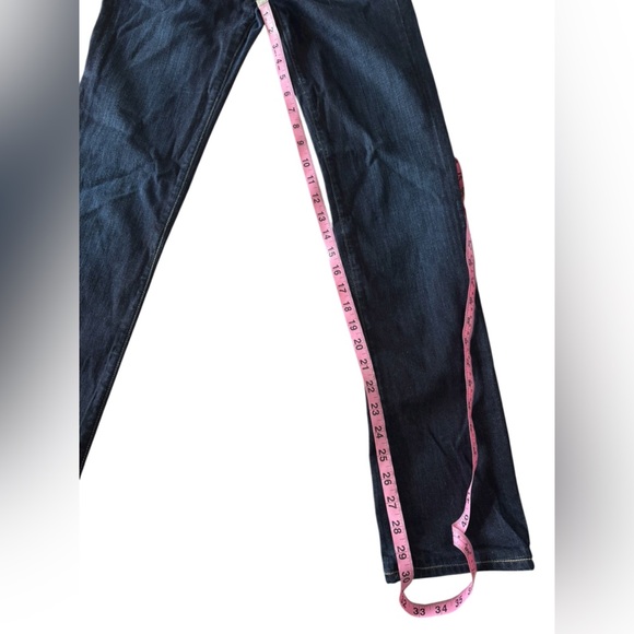 Citizens Of Humanity Ava Jeans Womens 27 Low Rise Straight Leg Dark Blue Wash - Picture 13 of 13